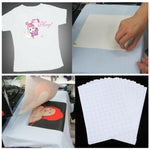 20pcs/Set T Shirt A4 Transfer Paper Iron On Heat Press Light Fabrics Inkjet Print Printing Paper For T Shirts A4 Craft