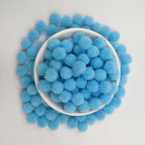 300pcs 10mm Multicolor Soft Fluffy Pom Pom Ball Handmade Pompom For Kids Toys DIY Craft Supplies