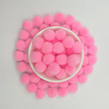 300pcs 10mm Multicolor Soft Fluffy Pom Pom Ball Handmade Pompom For Kids Toys DIY Craft Supplies