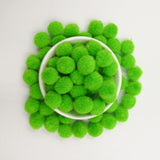 300pcs 10mm Multicolor Soft Fluffy Pom Pom Ball Handmade Pompom For Kids Toys DIY Craft Supplies