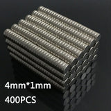 200pcs/400pcs Super Strong Neodymium Magnets Rare Earth Permanent Magnet N35 Disc Fridge Craft(These are small magnets！！！)