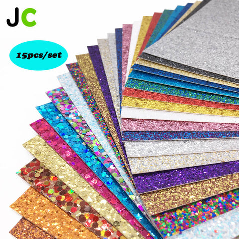 Glitter Craft Paper Cardboard Party DIY Decoration Scrapbook Packaging Gift Paper Kids Craftwork  JC  12''x12'' Top Grade