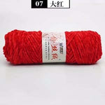 100g/ball Chenille Gold Velvet YarnSoft Warm Scarf Line Hand Woven Yarn Hand-knitted Crochet Thread