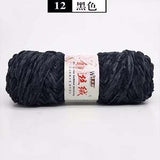 100g/ball Chenille Gold Velvet YarnSoft Warm Scarf Line Hand Woven Yarn Hand-knitted Crochet Thread