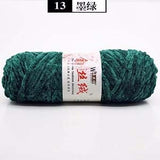 100g/ball Chenille Gold Velvet YarnSoft Warm Scarf Line Hand Woven Yarn Hand-knitted Crochet Thread