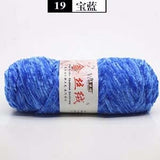 100g/ball Chenille Gold Velvet YarnSoft Warm Scarf Line Hand Woven Yarn Hand-knitted Crochet Thread