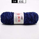 100g/ball Chenille Gold Velvet YarnSoft Warm Scarf Line Hand Woven Yarn Hand-knitted Crochet Thread