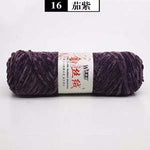 100g/ball Chenille Gold Velvet YarnSoft Warm Scarf Line Hand Woven Yarn Hand-knitted Crochet Thread