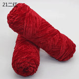 100g/ball Chenille Gold Velvet YarnSoft Warm Scarf Line Hand Woven Yarn Hand-knitted Crochet Thread