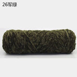 100g/ball Chenille Gold Velvet YarnSoft Warm Scarf Line Hand Woven Yarn Hand-knitted Crochet Thread