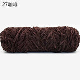 100g/ball Chenille Gold Velvet YarnSoft Warm Scarf Line Hand Woven Yarn Hand-knitted Crochet Thread