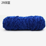 100g/ball Chenille Gold Velvet YarnSoft Warm Scarf Line Hand Woven Yarn Hand-knitted Crochet Thread