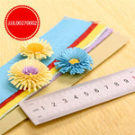 1Bag(10Pcs) Flower Quilling Paper Strips Colorful Origami DIY Paper Hand Craft DIY Paper Hand Craft Child Stripes Quilling Paper