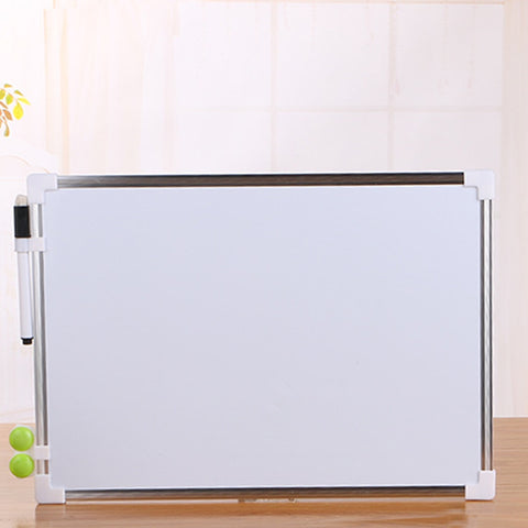 Double Side Whiteboard Office School Dry Erase Writing Board Pen Magnets Buttons