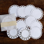 Naifumodo Lace Paper Hollow Tableware Decoration Packaging Pattern Round Windowed Square Door Scrapbook Paper New 2019