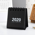 2020 Kraft Paper Coil Calendar DIY Mini Desk Calendars Daily Schedule Planner 2019.09-2020.12 Office Decoration Calendar