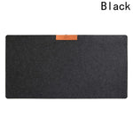 735*325mm Large Office Computer Desk Mat Modern Table Keyboard Mouse Pad  Non-slip Wool Felt Laptop Cushion Desk Mat Gamer Mat