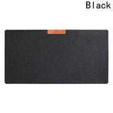 735*325mm Large Office Computer Desk Mat Modern Table Keyboard Mouse Pad  Non-slip Wool Felt Laptop Cushion Desk Mat Gamer Mat