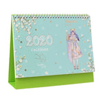 2020 Year Cherry Blossom 12 Constellation Desktop Table Calendar DIY Daily Schedule School Office Supplies C26