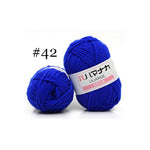 Milk Sweet Soft Cotton Baby Knitting Wool Yarn Thick Yarn Fiber Velvet Yarn Hand Knitting Wool Crochet Yarn for DIY Sweater