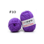 Milk Sweet Soft Cotton Baby Knitting Wool Yarn Thick Yarn Fiber Velvet Yarn Hand Knitting Wool Crochet Yarn for DIY Sweater