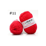 Milk Sweet Soft Cotton Baby Knitting Wool Yarn Thick Yarn Fiber Velvet Yarn Hand Knitting Wool Crochet Yarn for DIY Sweater