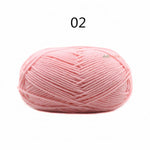 50grams Fine Crochet Yarn Knit Cotton Needle 3mm Hand Knitting 4 PLY Thread Hot