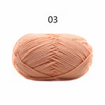 50grams Fine Crochet Yarn Knit Cotton Needle 3mm Hand Knitting 4 PLY Thread Hot