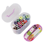 Portable Travel Sewing Kits Set Sewing Thread Needles Tools Stitching Quilting Thread Scissors Sewing Accessories