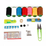 Portable Travel Sewing Kits Set Sewing Thread Needles Tools Stitching Quilting Thread Scissors Sewing Accessories