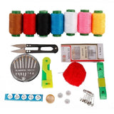 Portable Travel Sewing Kits Set Sewing Thread Needles Tools Stitching Quilting Thread Scissors Sewing Accessories