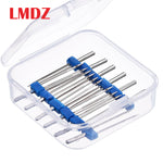 LMDZ 3Size 10Pcs/ Set Durable Double Twin Needles Pins Twin Stretch Machine Needles Mix Size 2.0/90 3.0/90 4.0/90 with Box