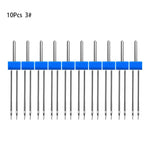 LMDZ 3Size 10Pcs/ Set Durable Double Twin Needles Pins Twin Stretch Machine Needles Mix Size 2.0/90 3.0/90 4.0/90 with Box