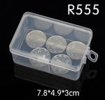 BalleenShiny Wholesale Packaging Small Box Chip Box Storage Transparent Plastic Small Product PP Material Candy Gadgets Box