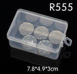 BalleenShiny Wholesale Packaging Small Box Chip Box Storage Transparent Plastic Small Product PP Material Candy Gadgets Box