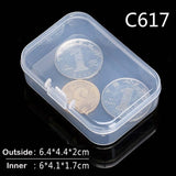 BalleenShiny Wholesale Packaging Small Box Chip Box Storage Transparent Plastic Small Product PP Material Candy Gadgets Box