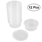 12 Pack Slime Storage Containers Foam Ball Storage Containers with Lids for 20g Slime
