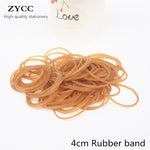 200PCS/bag 4CM High Quality Stationery Holder Thermostability Rubber Bands Strong Elastic Hair Band Loop Office Supplies