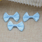 3cm 20pcs/lot Silk Bow-Knot Mini Rosette for Home Wedding Party Ribbon Cake Clothing Decoration Scrapbooking DIY Crafts Supplies