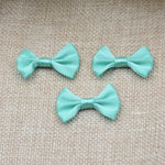 3cm 20pcs/lot Silk Bow-Knot Mini Rosette for Home Wedding Party Ribbon Cake Clothing Decoration Scrapbooking DIY Crafts Supplies