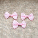 3cm 20pcs/lot Silk Bow-Knot Mini Rosette for Home Wedding Party Ribbon Cake Clothing Decoration Scrapbooking DIY Crafts Supplies