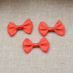 3cm 20pcs/lot Silk Bow-Knot Mini Rosette for Home Wedding Party Ribbon Cake Clothing Decoration Scrapbooking DIY Crafts Supplies