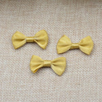 3cm 20pcs/lot Silk Bow-Knot Mini Rosette for Home Wedding Party Ribbon Cake Clothing Decoration Scrapbooking DIY Crafts Supplies