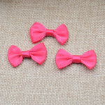 3cm 20pcs/lot Silk Bow-Knot Mini Rosette for Home Wedding Party Ribbon Cake Clothing Decoration Scrapbooking DIY Crafts Supplies