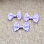 3cm 20pcs/lot Silk Bow-Knot Mini Rosette for Home Wedding Party Ribbon Cake Clothing Decoration Scrapbooking DIY Crafts Supplies