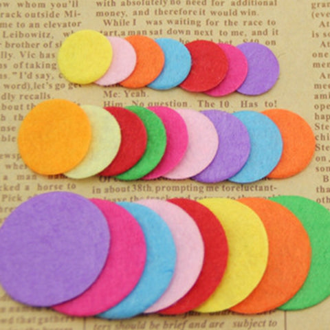 200pcs Artificial Non Woven Felt Fabric Round Felt Eco-Friendly Cloth Felts DIY Bundle For Sewing Dolls Scrapbook Patches Crafts