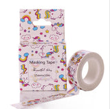 1.5 cm Wide Unicorn Castle Butterfly Washi Tape DIY Scrapbooking Masking Tape School Office Supply Escolar Papelaria