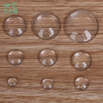 Fashion 10-50pcs/Lot 3D Transparent Round Cabochon Clear Epoxy  Circles For Bottle Caps Craft DIY Supplies Free Shipping