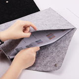 1PC A4 Chemical Felt File Folder Durable Briefcase Document Bag Filing Products Stationery School Office Supplies