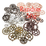 PF 50g Random Color Size Metal Gear Diy Handmade Craft Supplies Materials for Necklace Earring Chain Jewelry Making Manualidades